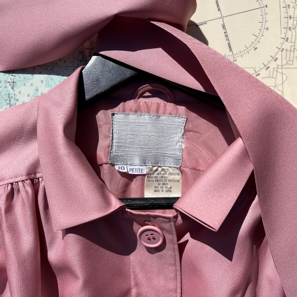Vintage Pink Belted Eaton’s Jacket with Scarf - Picture 2 of 10
